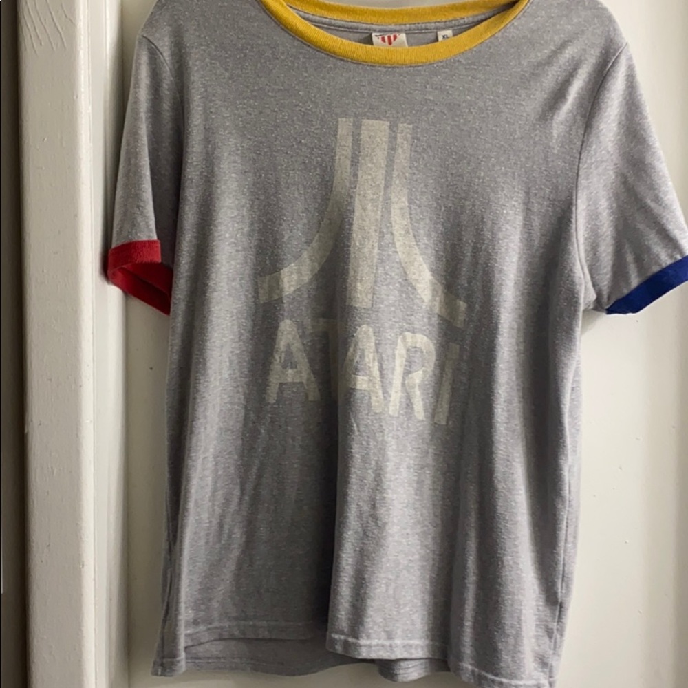 80s inspired Atari ringer tee
